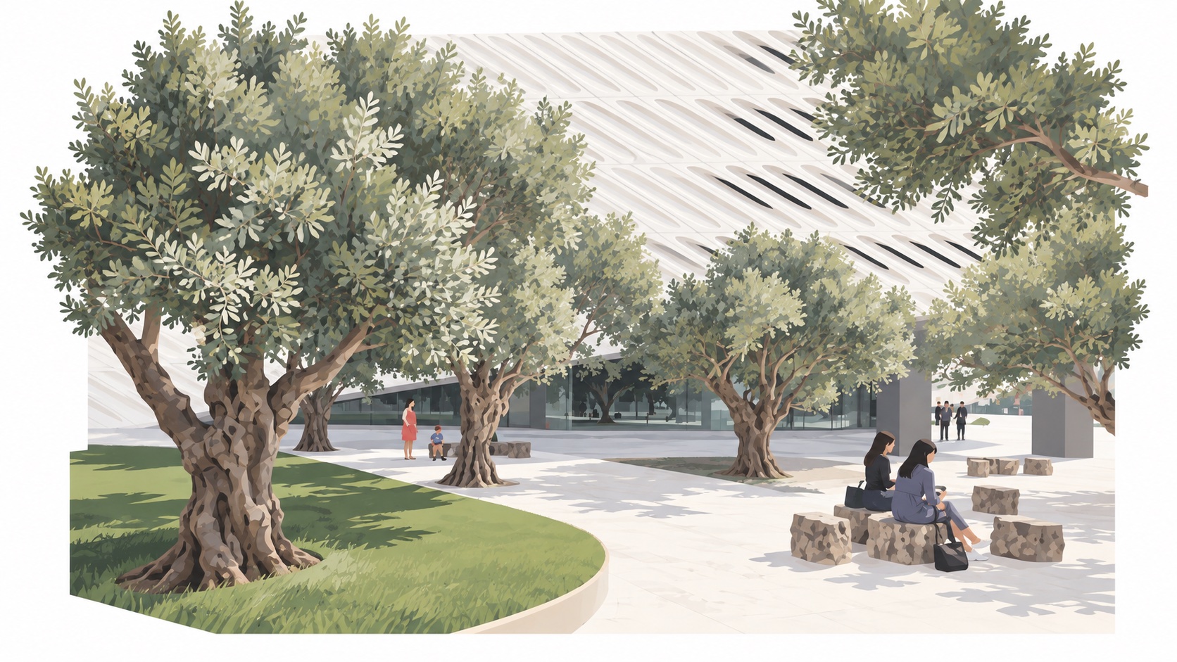 The Broad & Public Plaza